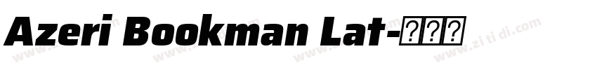 Azeri Bookman Lat字体转换